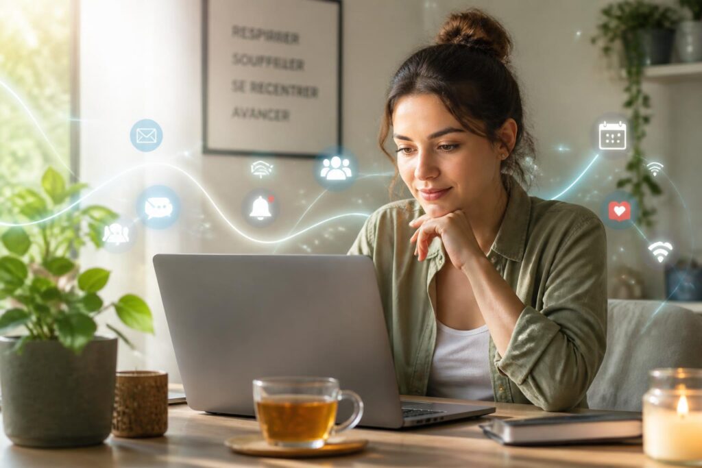 découvrez comment préserver votre santé mentale à l'ère du numérique en limitant les impacts négatifs sans renoncer totalement aux outils digital.